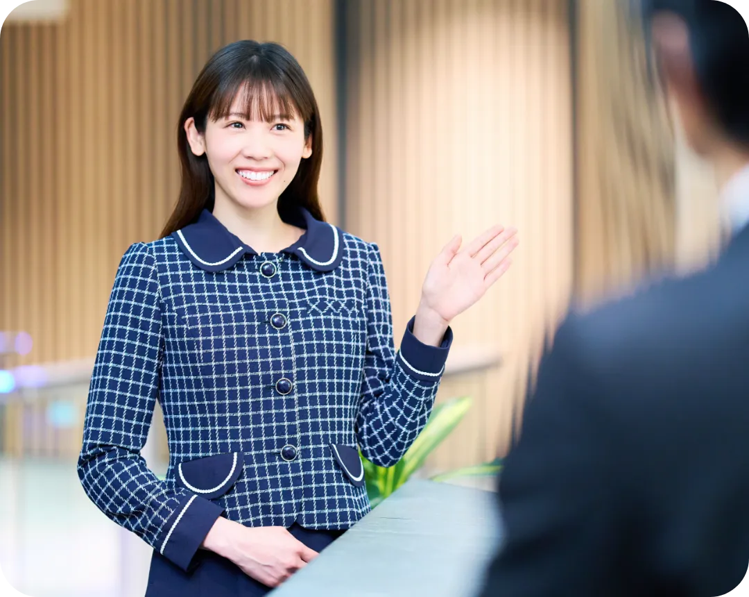 受付案内業務のイメージ