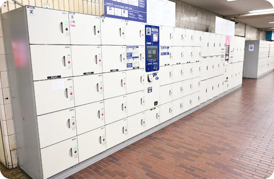 コインロッカーの設置イメージ