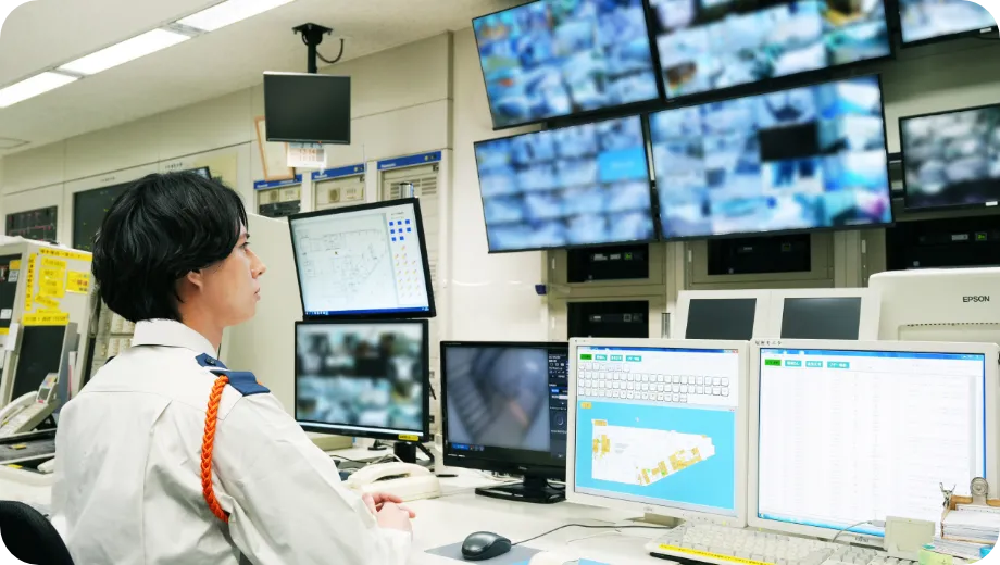 行動認識AIを活用した施設管理のイメージ